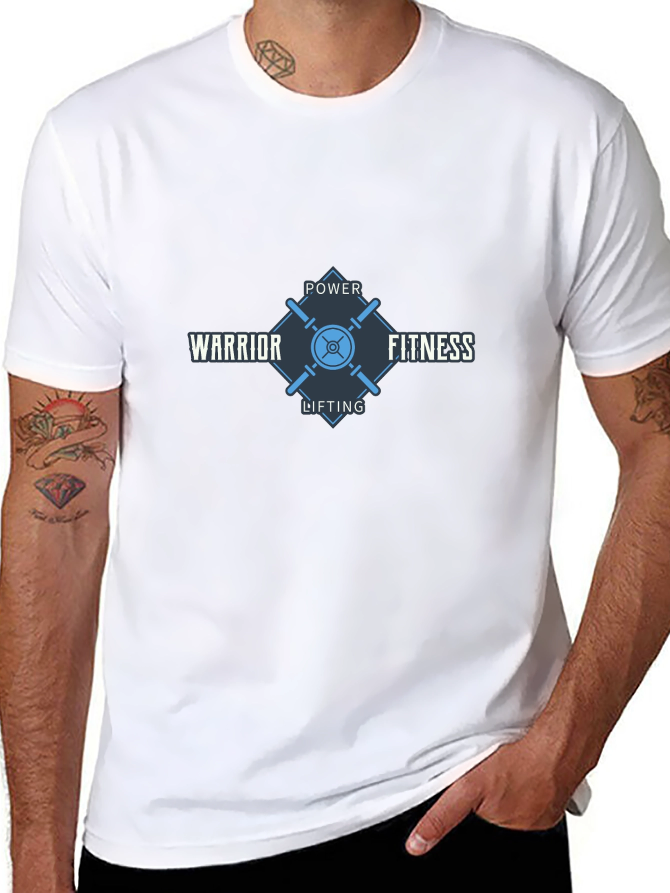 Warrior Fitness Powerlifting Black T-Shirt