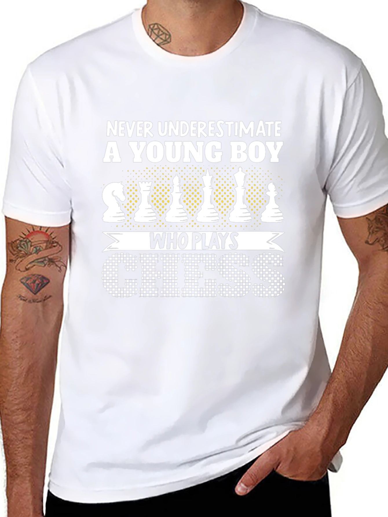 Chess Lover T-Shirt: Never Underestimate a Young Boy