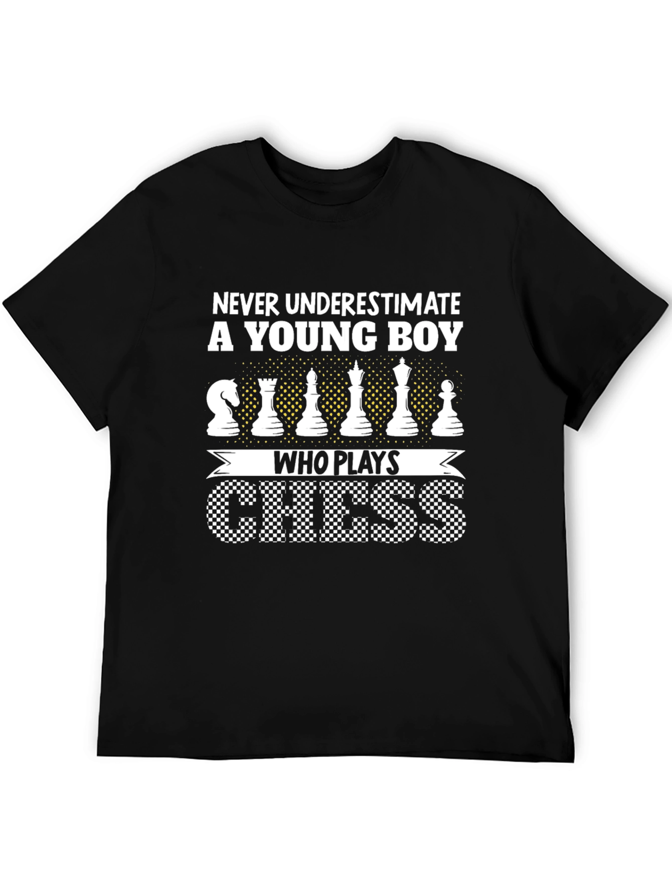 Chess Lover T-Shirt: Never Underestimate a Young Boy