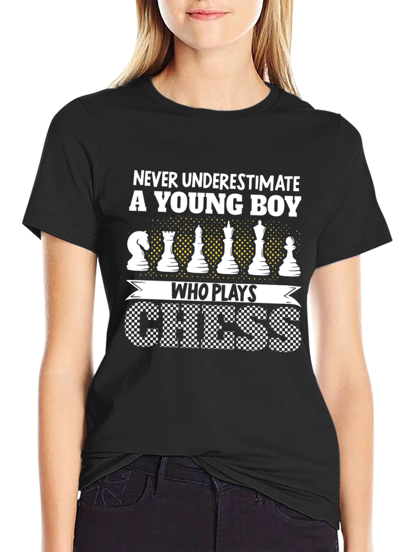 Chess Lover T-Shirt: Never Underestimate a Young Boy
