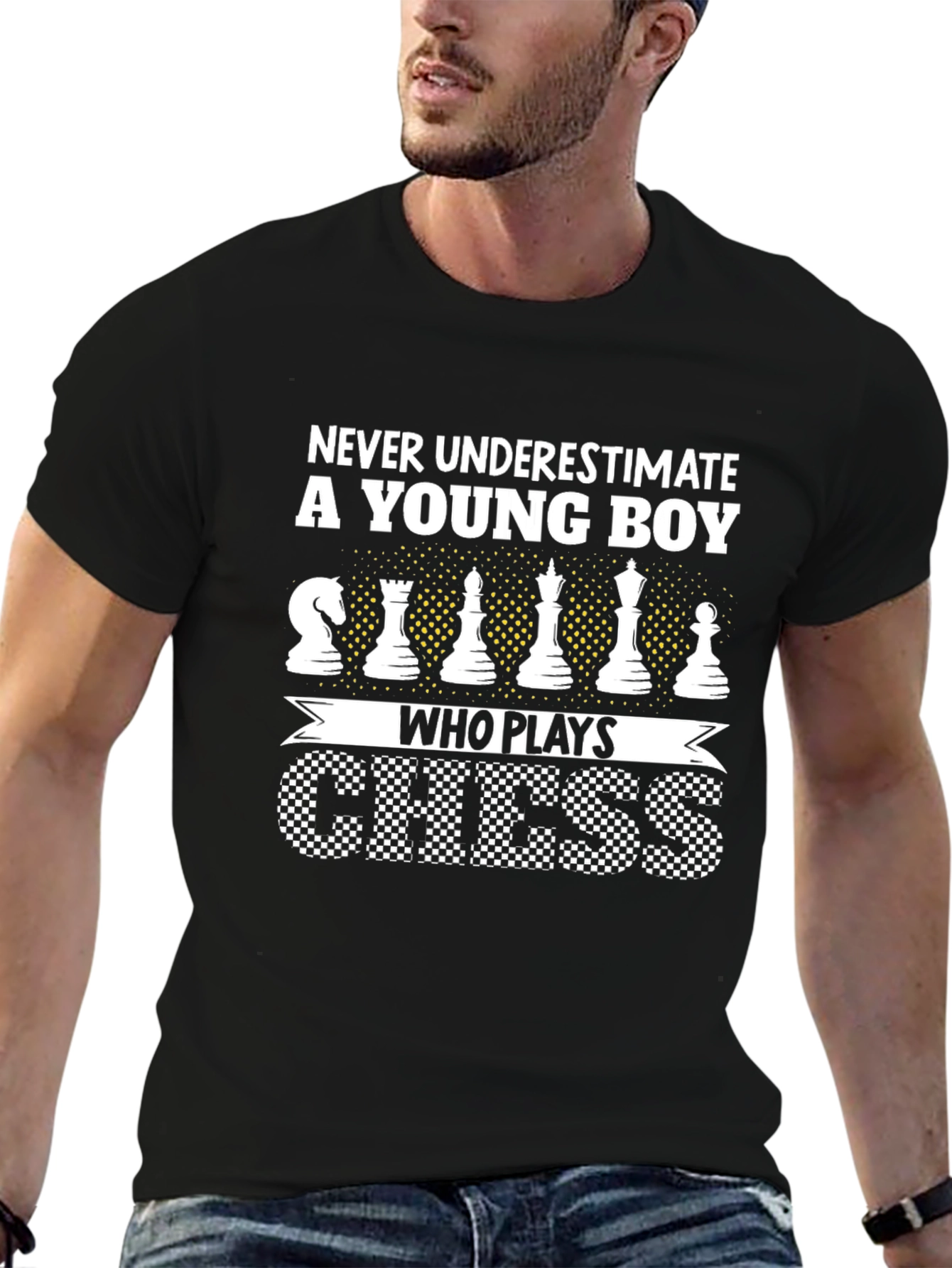 Chess Lover T-Shirt: Never Underestimate a Young Boy