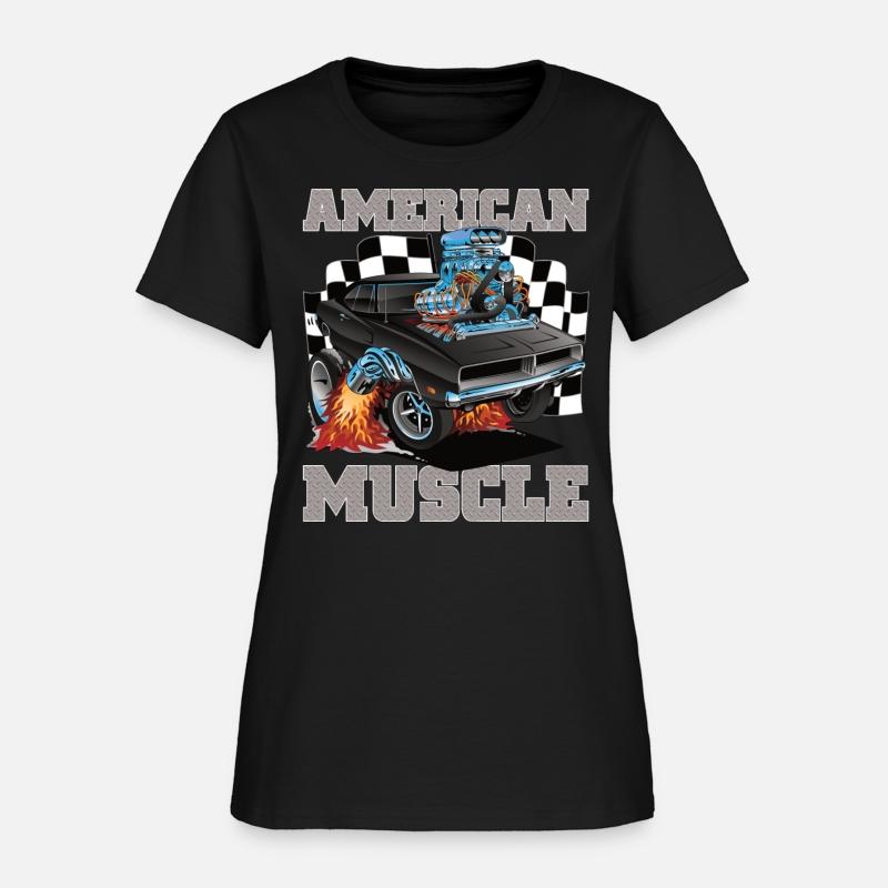 Muscle Cars High Performance Race Car Drag Racing