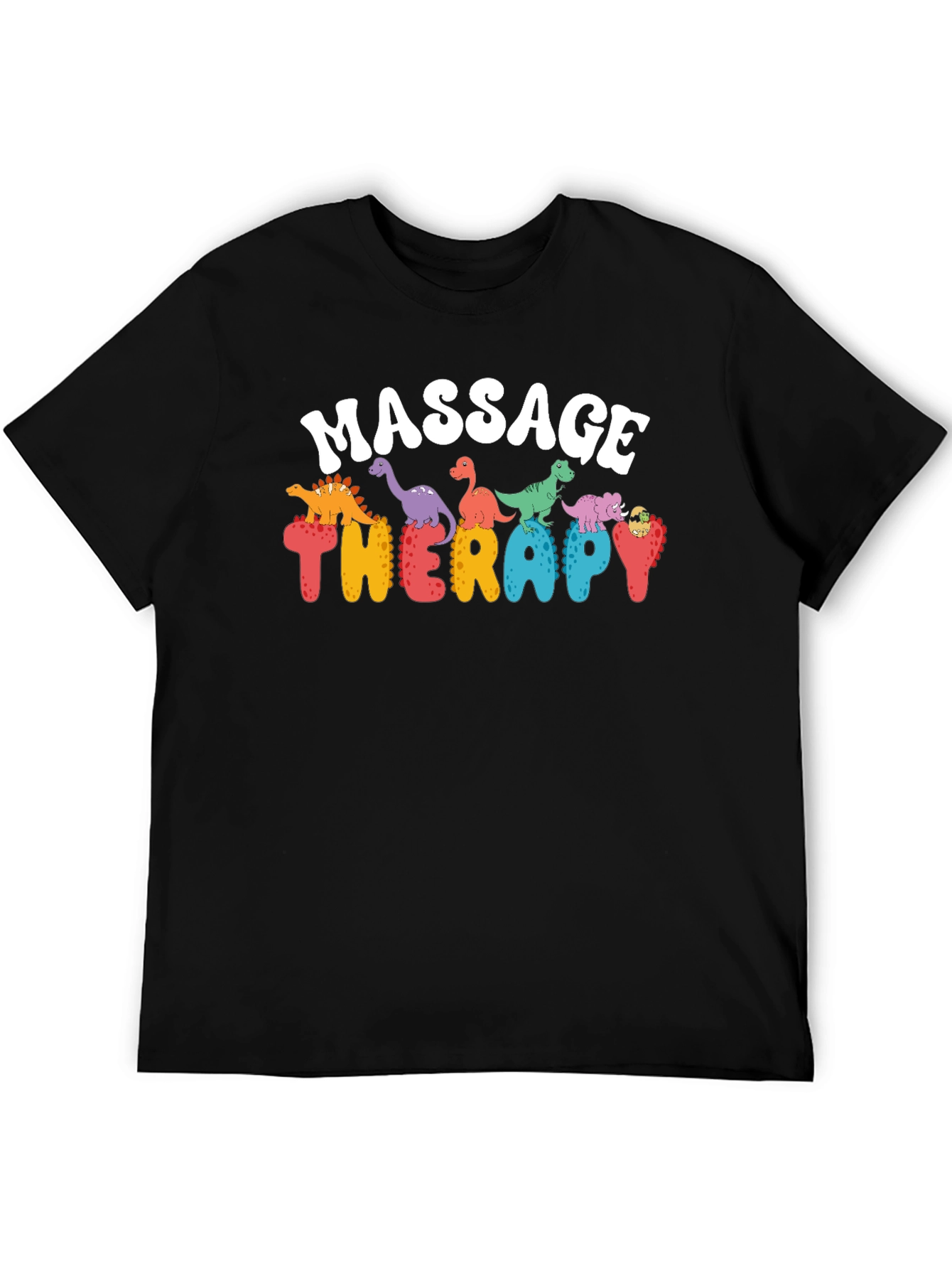 Massage Therapy Dinosaur T-Shirt - Cute & Comfy