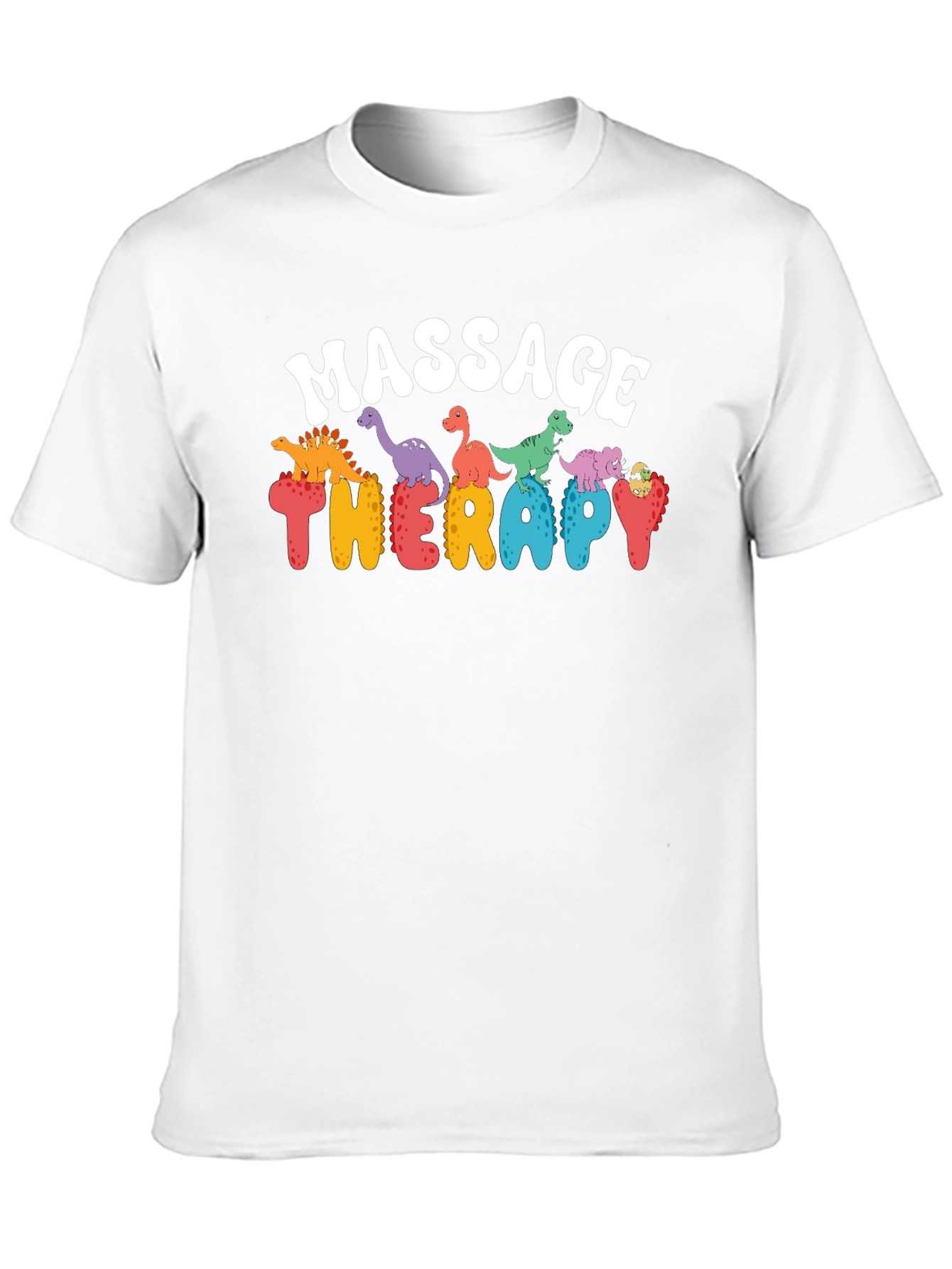 Massage Therapy Dinosaur T-Shirt - Cute & Comfy