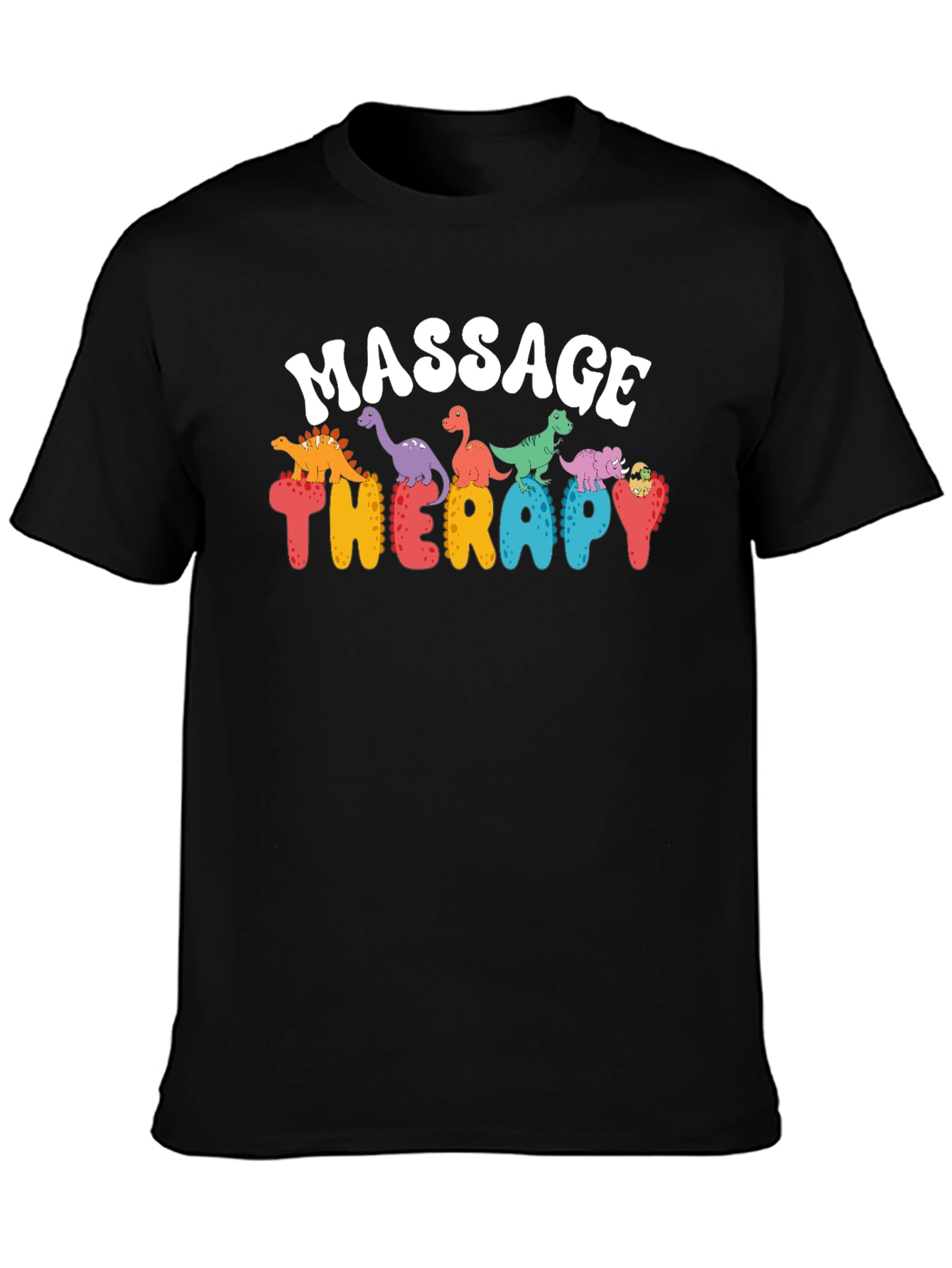 Massage Therapy Dinosaur T-Shirt - Cute & Comfy