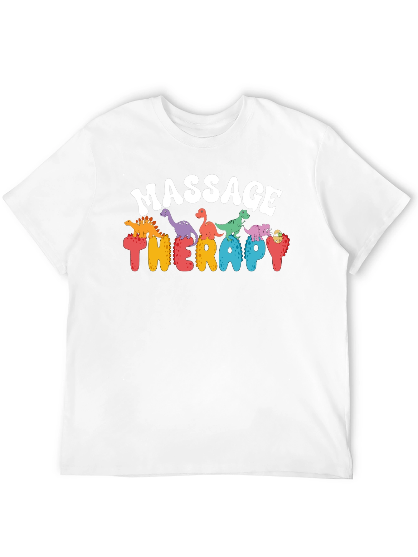 Massage Therapy Dinosaur T-Shirt - Cute & Comfy