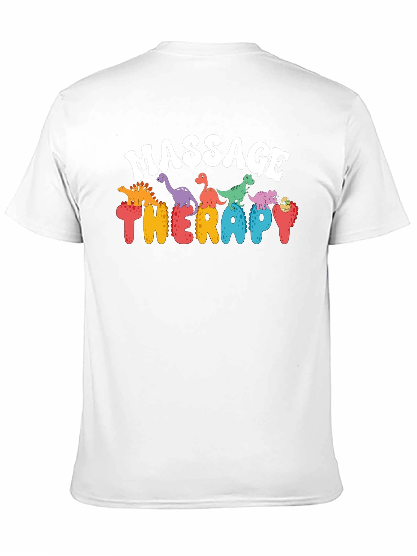 Massage Therapy Dinosaur T-Shirt - Cute & Comfy