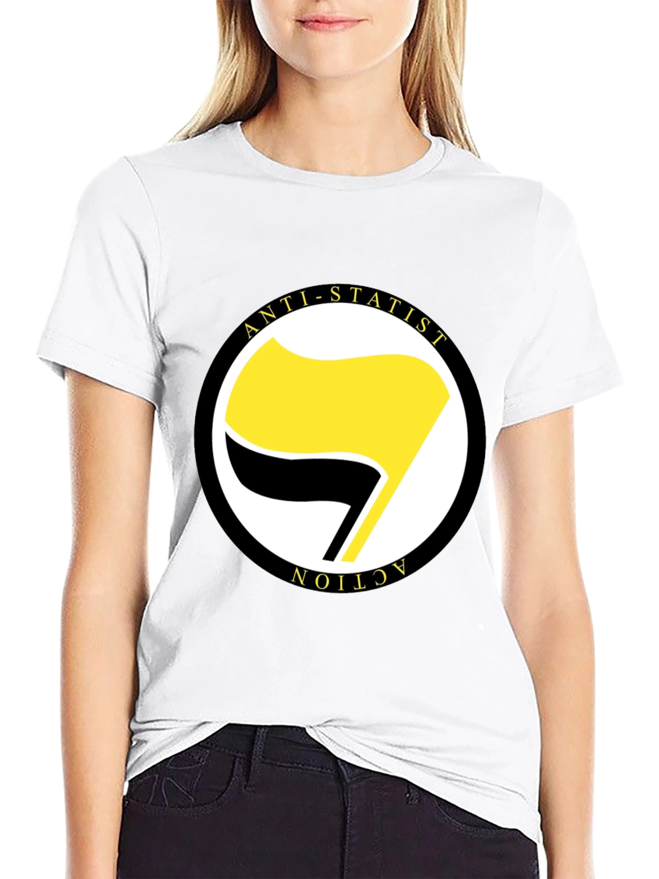 Anti-Statist Action T-Shirt Anarcho-Syndicalism