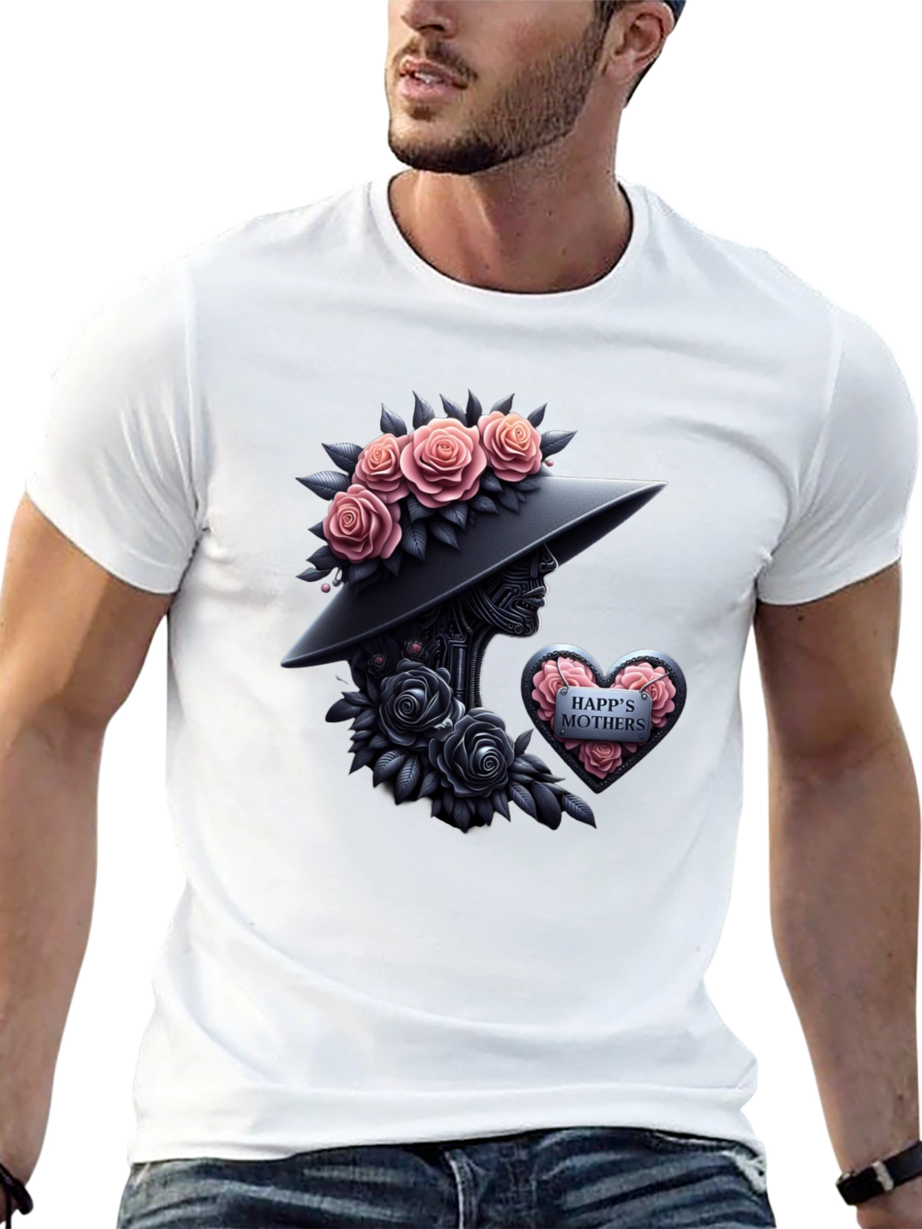 Floral Happy Mothers Day T-Shirt