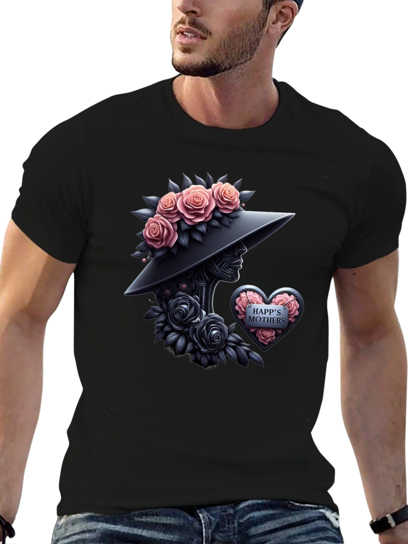Floral Happy Mothers Day T-Shirt