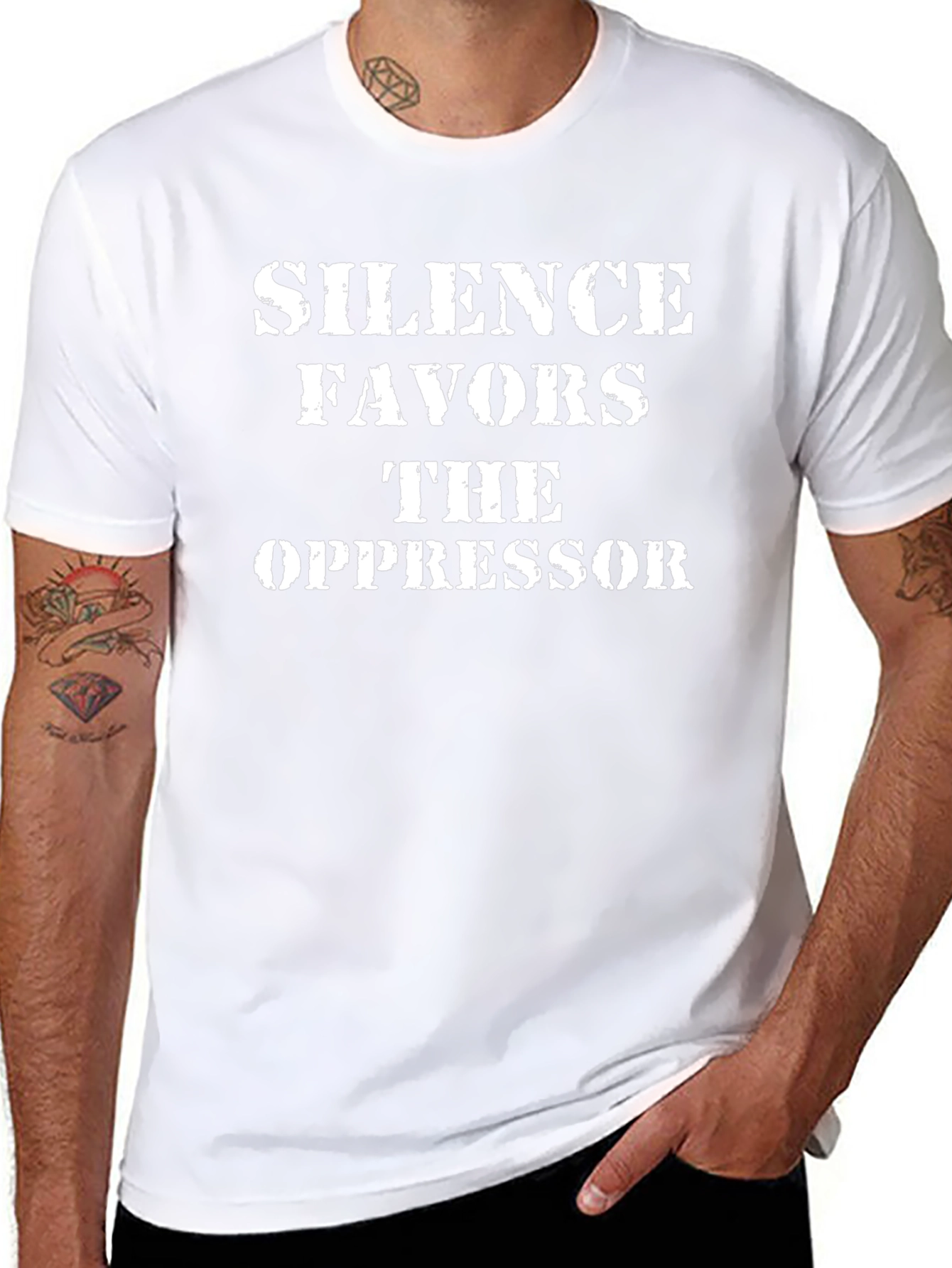 Silence Favors the Oppressor T-Shirt