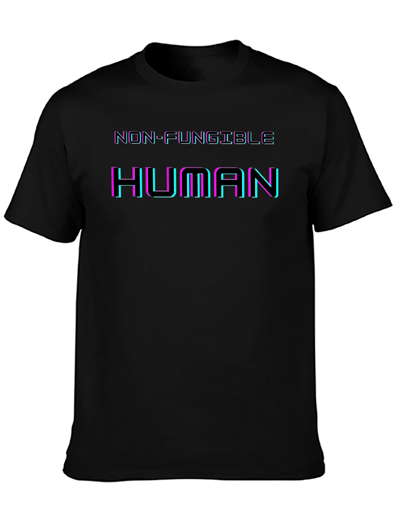 Non-Fungible Human Graphic Tee - Black