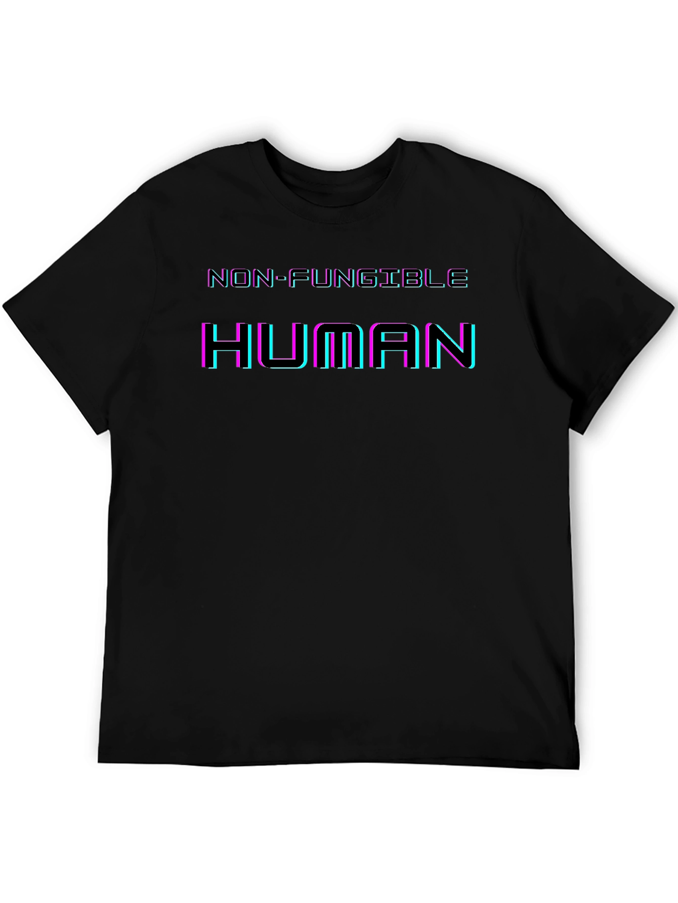 Non-Fungible Human Graphic Tee - Black