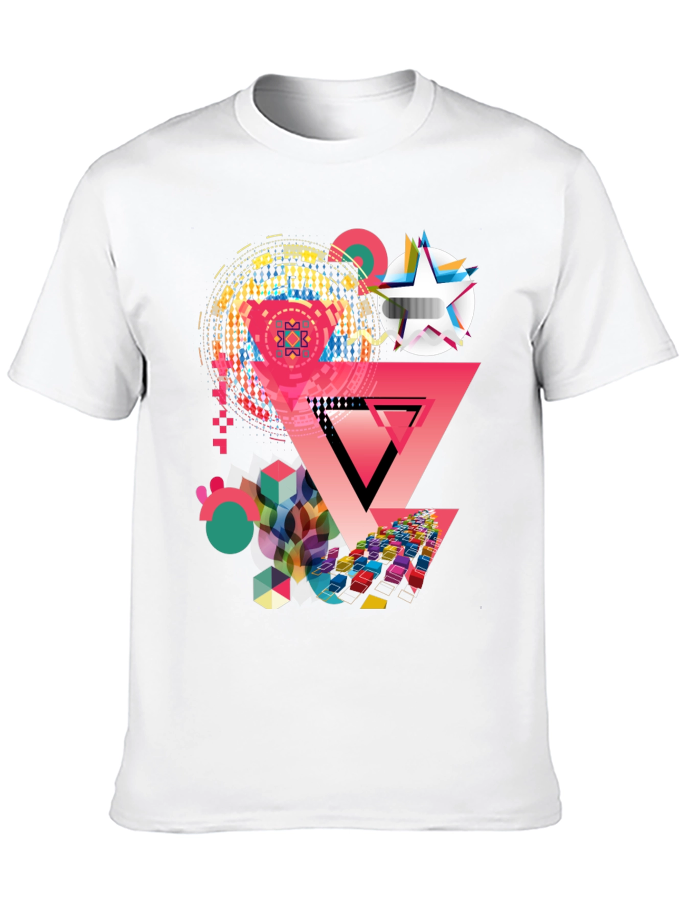 Geometric Graphic Print T-Shirt