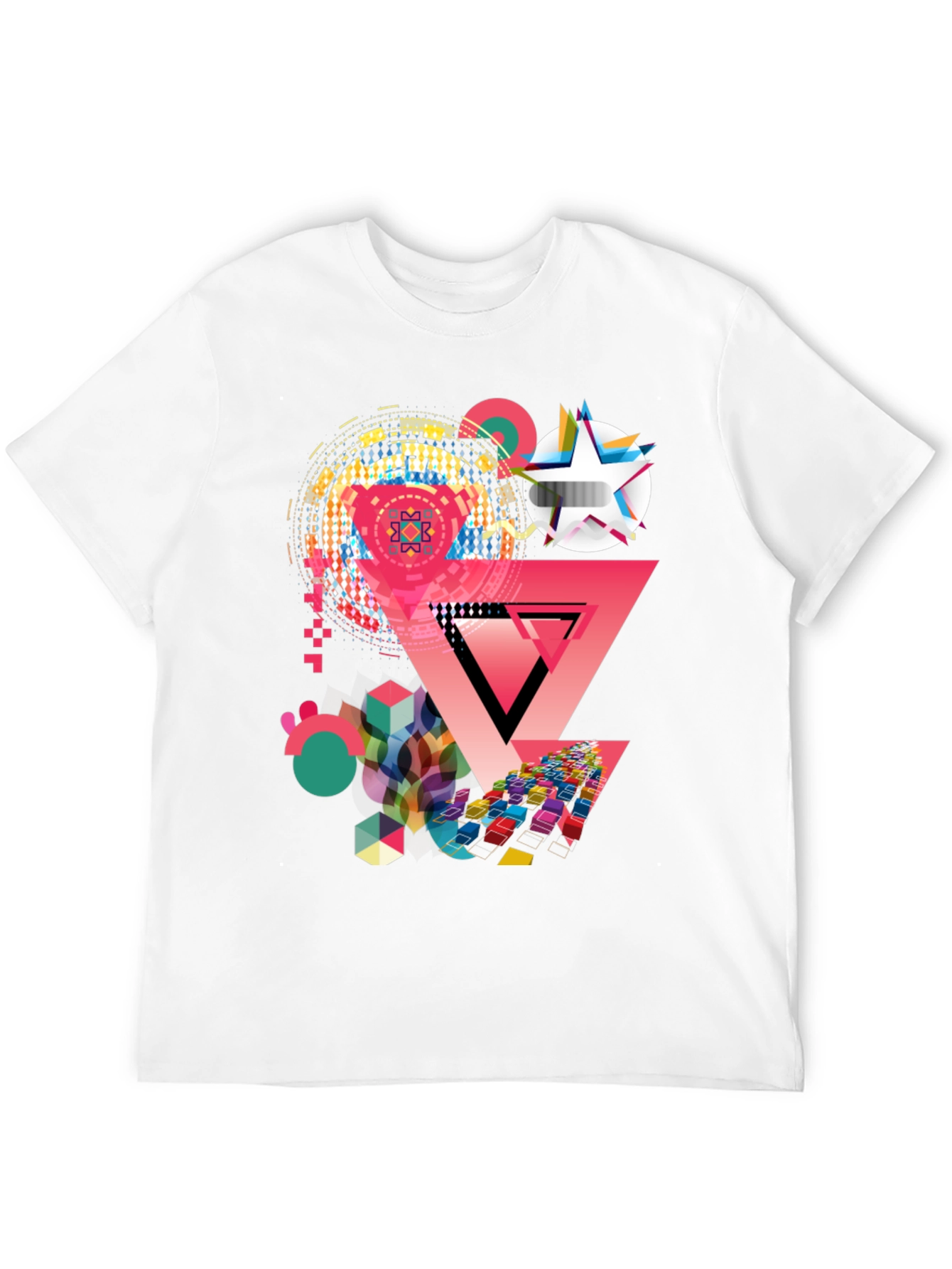 Geometric Graphic Print T-Shirt