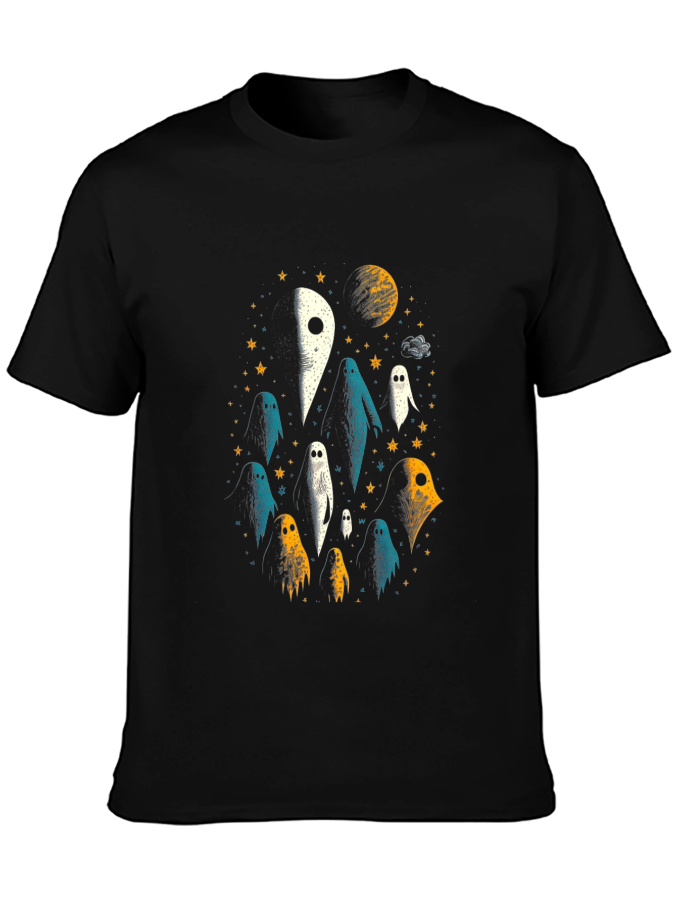 Ghostly Black T-Shirt