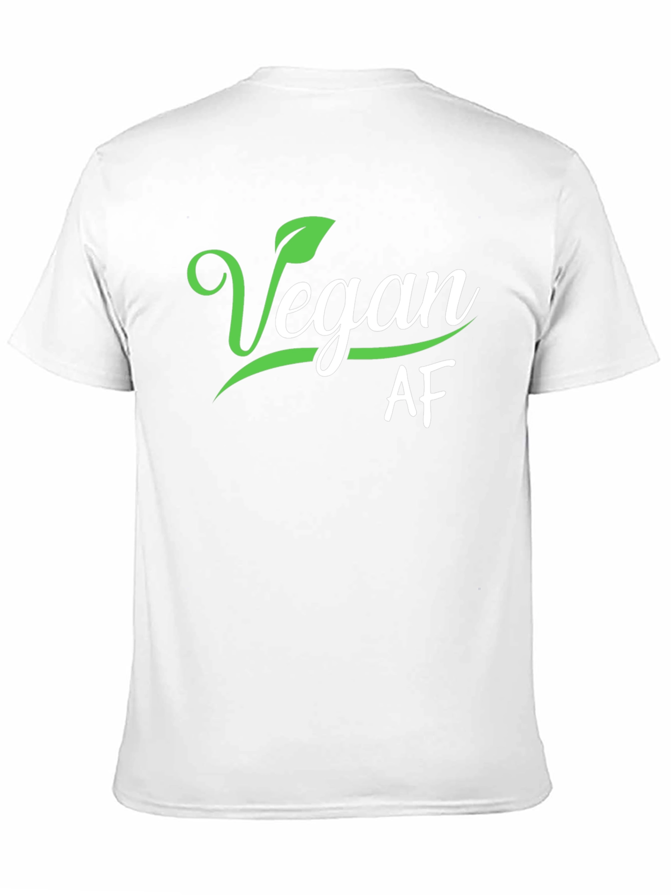 Vegan AF Black Graphic Tee Shirt