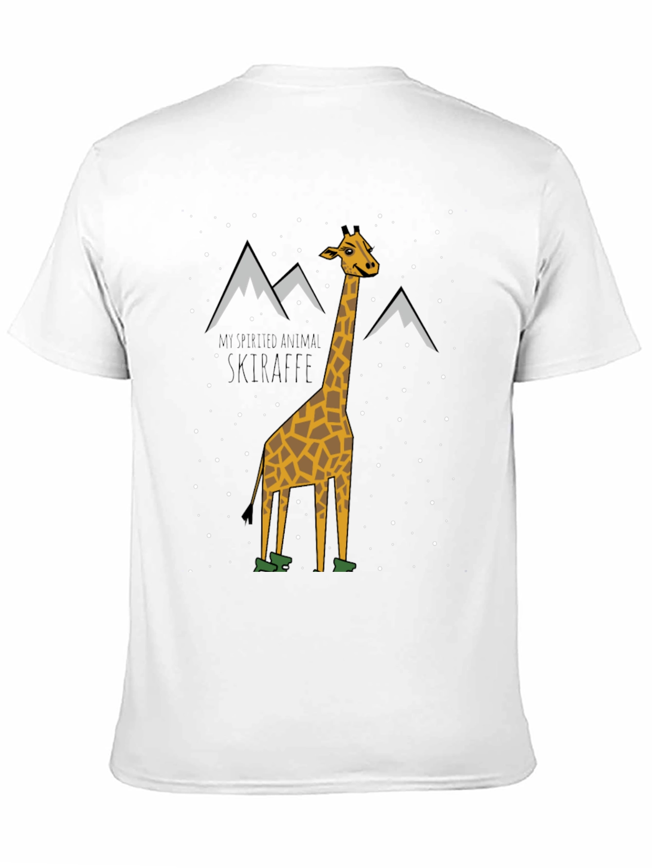 SkiRaffe T-Shirt - My Spirited Animal