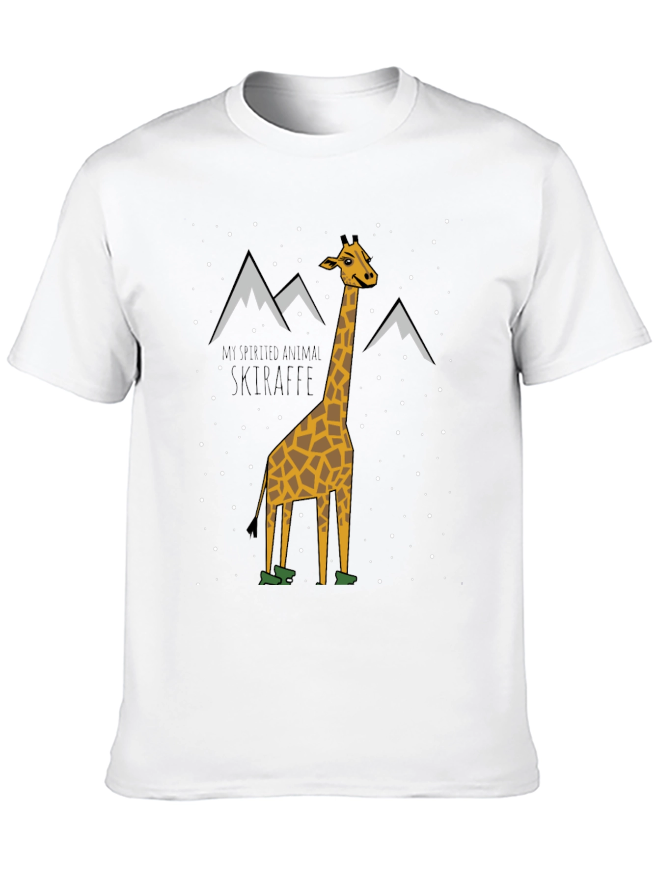 SkiRaffe T-Shirt - My Spirited Animal