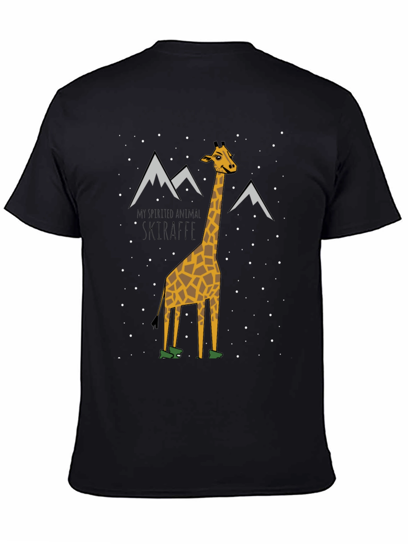 SkiRaffe T-Shirt - My Spirited Animal