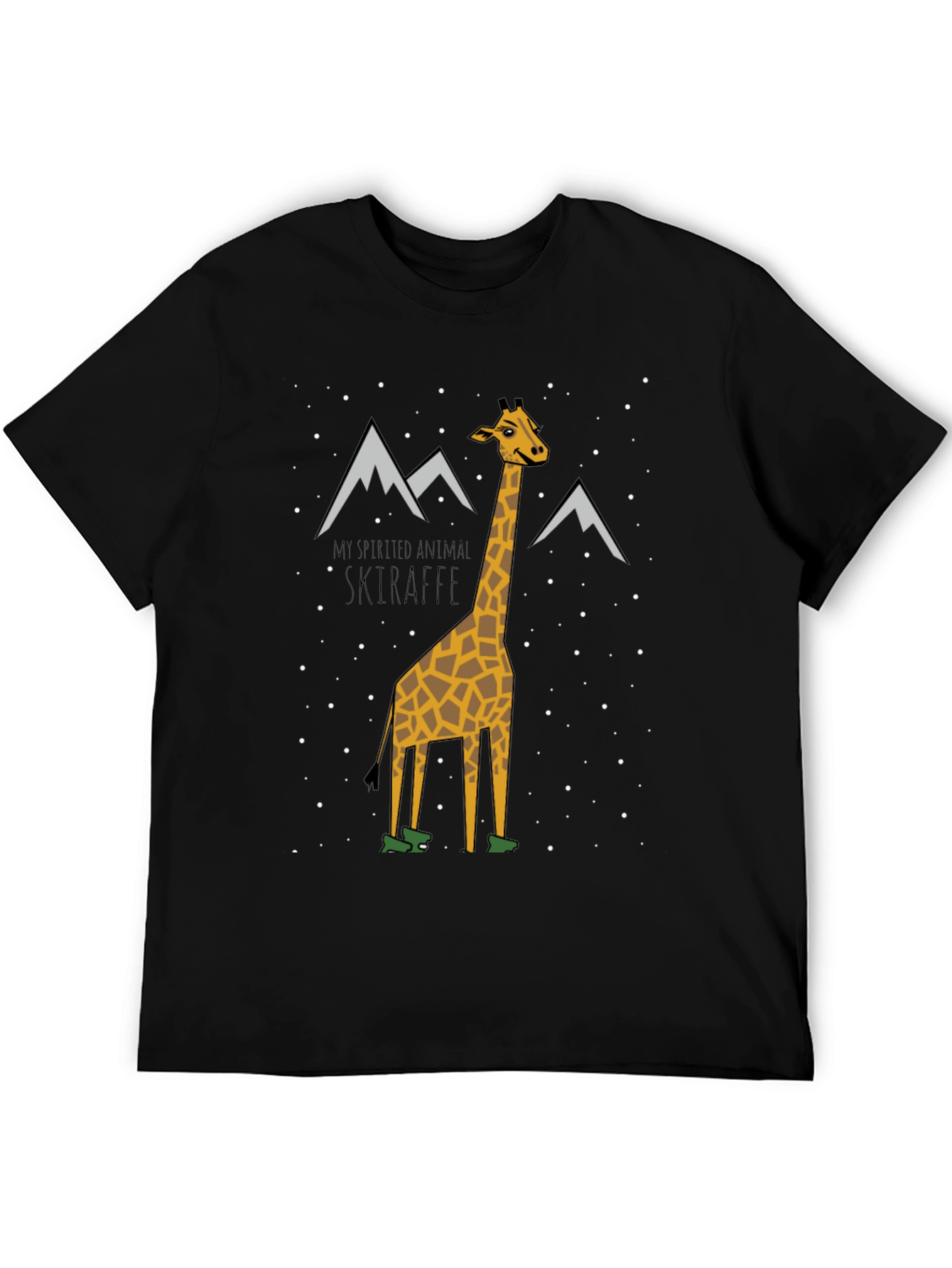 SkiRaffe T-Shirt - My Spirited Animal
