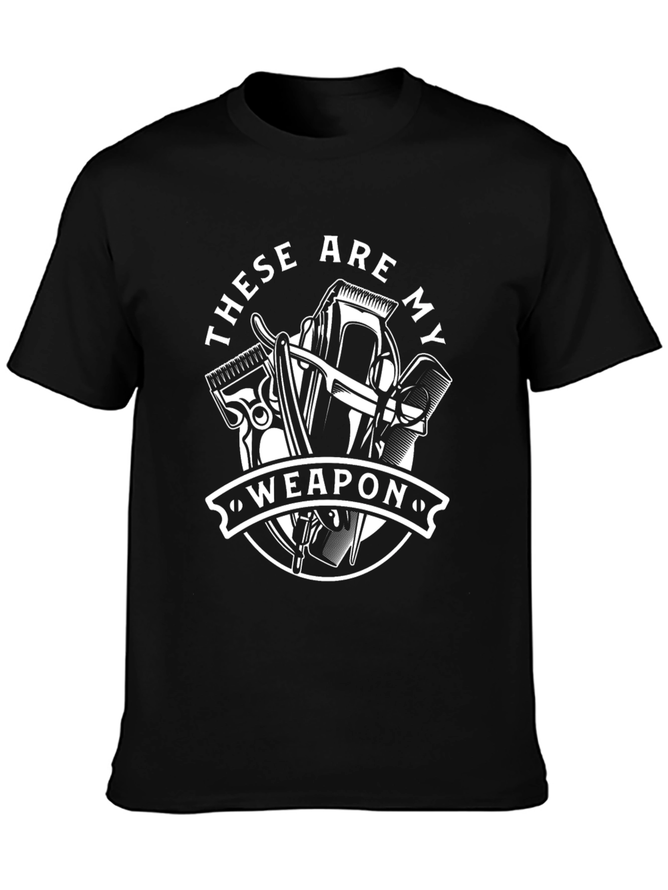 Barbers Weapon Graphic T-Shirt