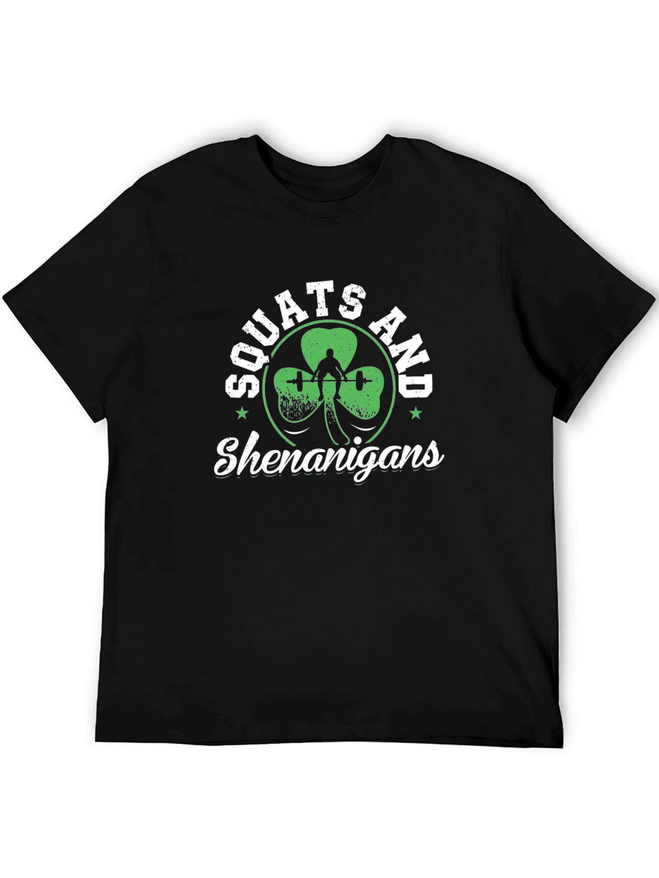 Squats and Shenanigans Black Graphic Tee