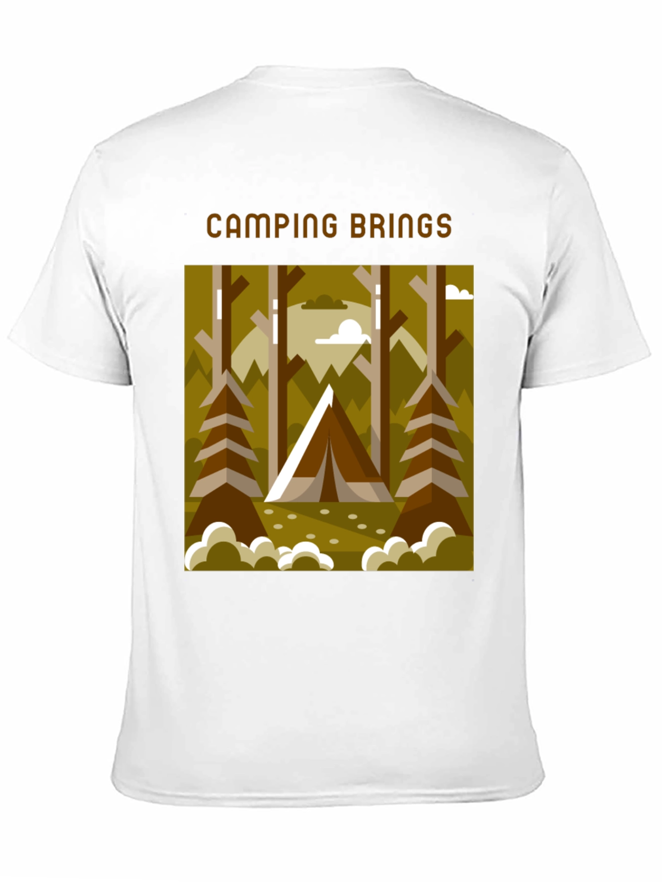 Camping Brings T-Shirt - Outdoors Graphic Tee