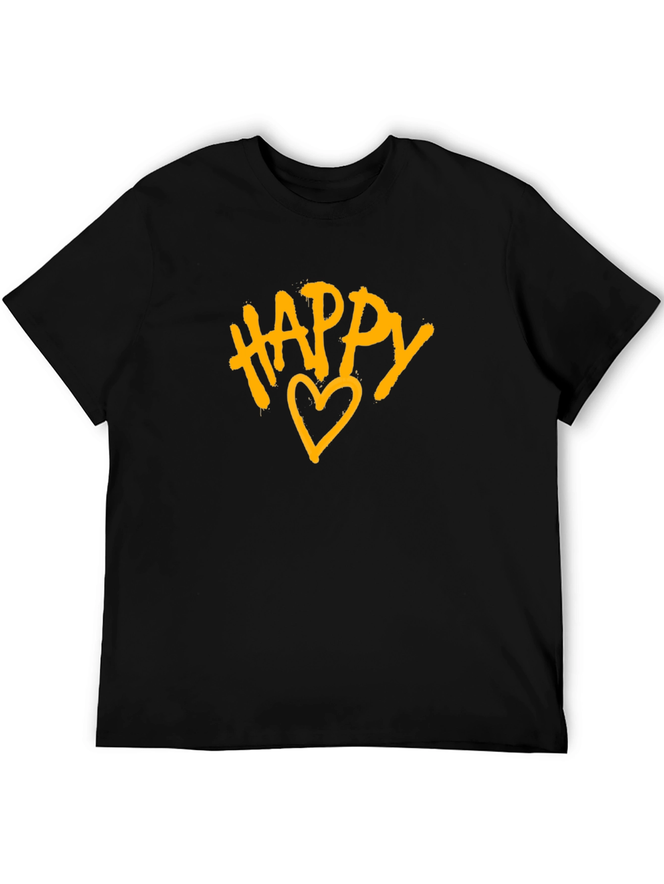 Happy Heart Graphic Tee - Stylish Casual Wear