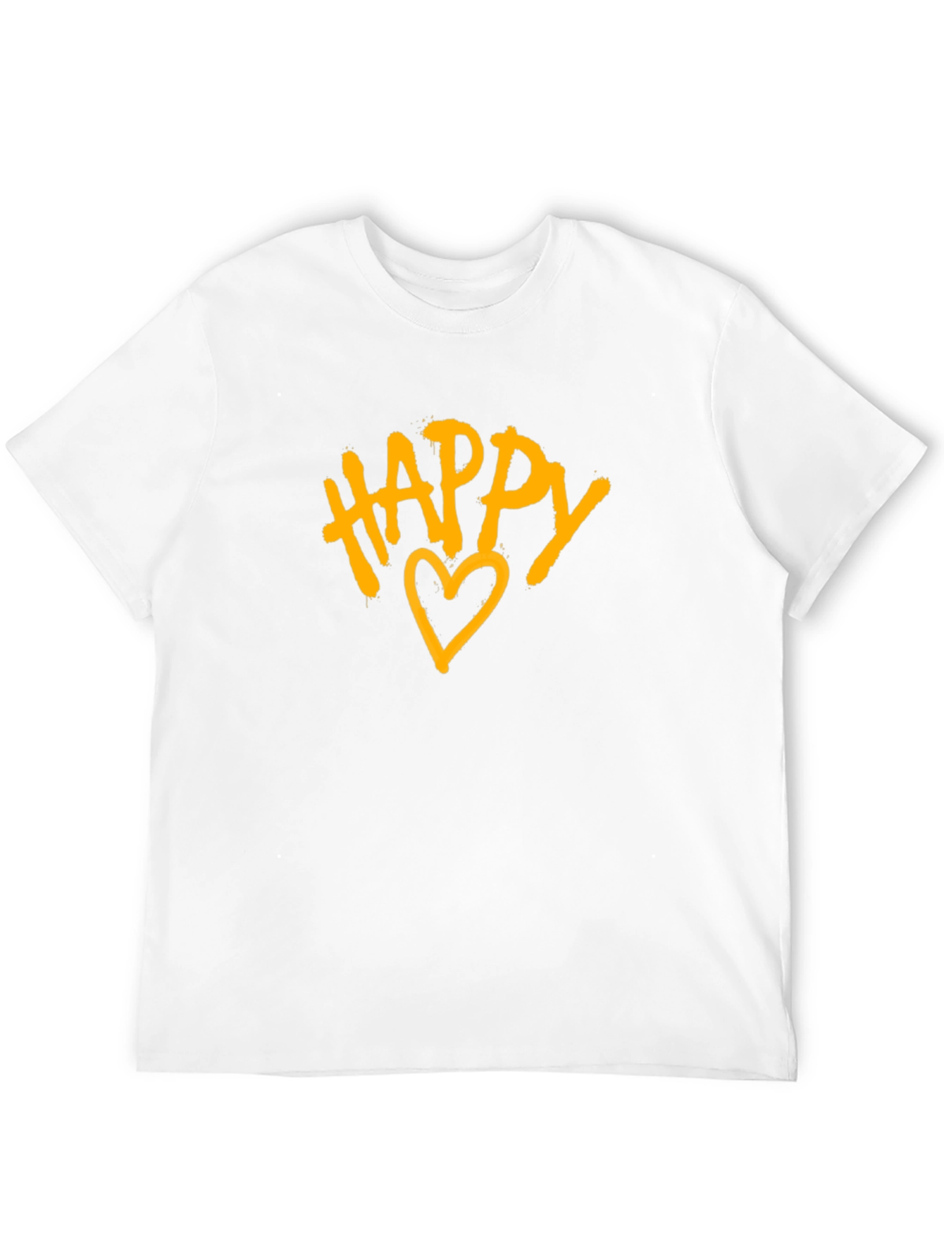 Happy Heart Graphic Tee - Stylish Casual Wear