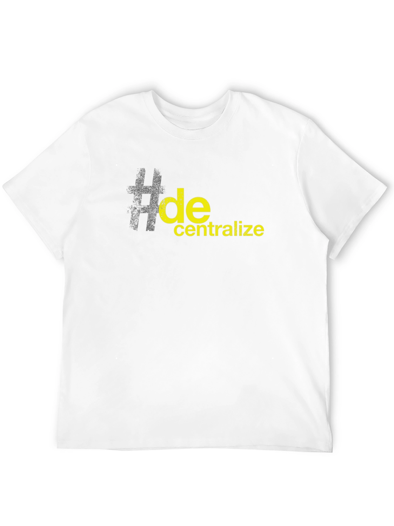 Decentralize Black Graphic T-Shirt