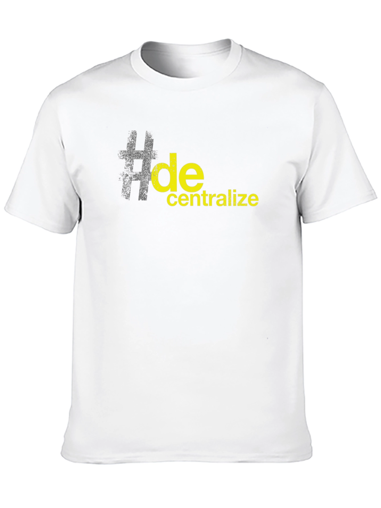Decentralize Black Graphic T-Shirt