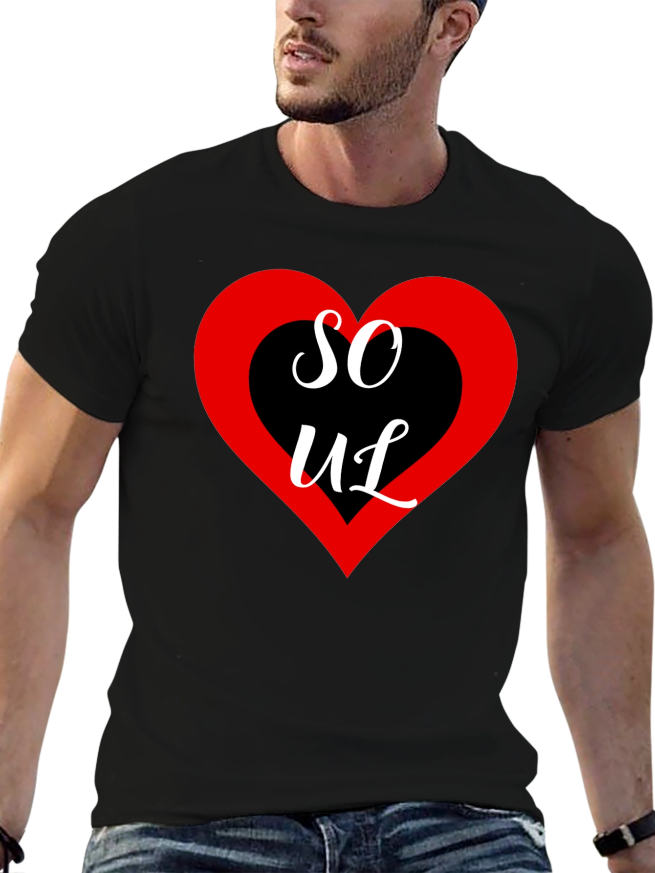 Soul Heart Graphic Tee - Stylish Casual Wear
