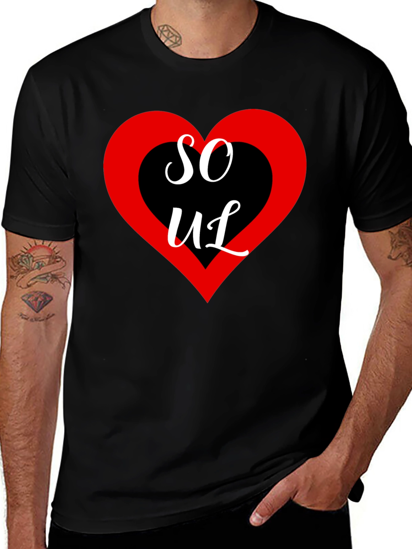 Soul Heart Graphic Tee - Stylish Casual Wear