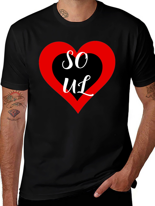 Soul Heart Graphic Tee - Stylish Casual Wear