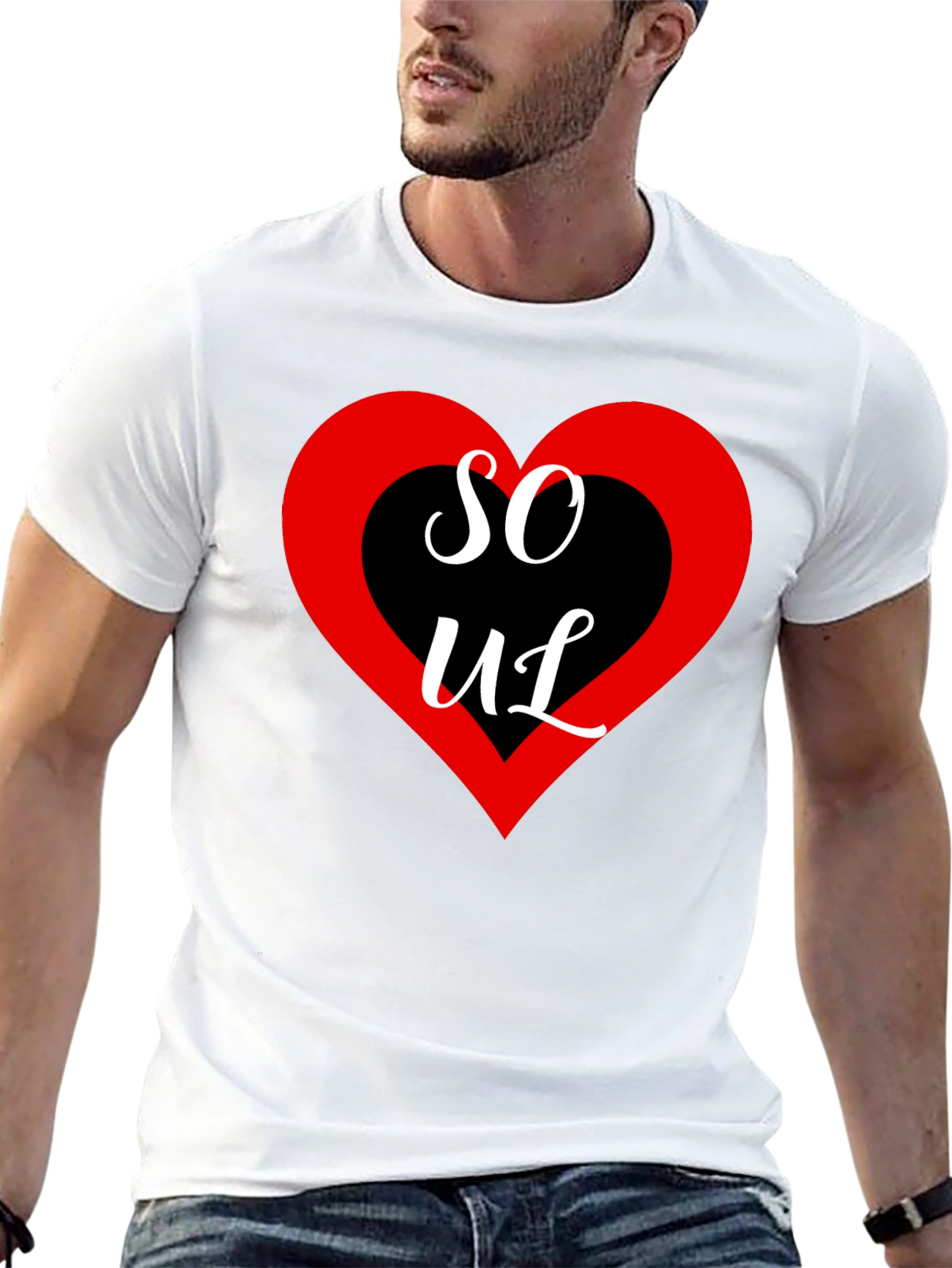 Soul Heart Graphic Tee - Stylish Casual Wear