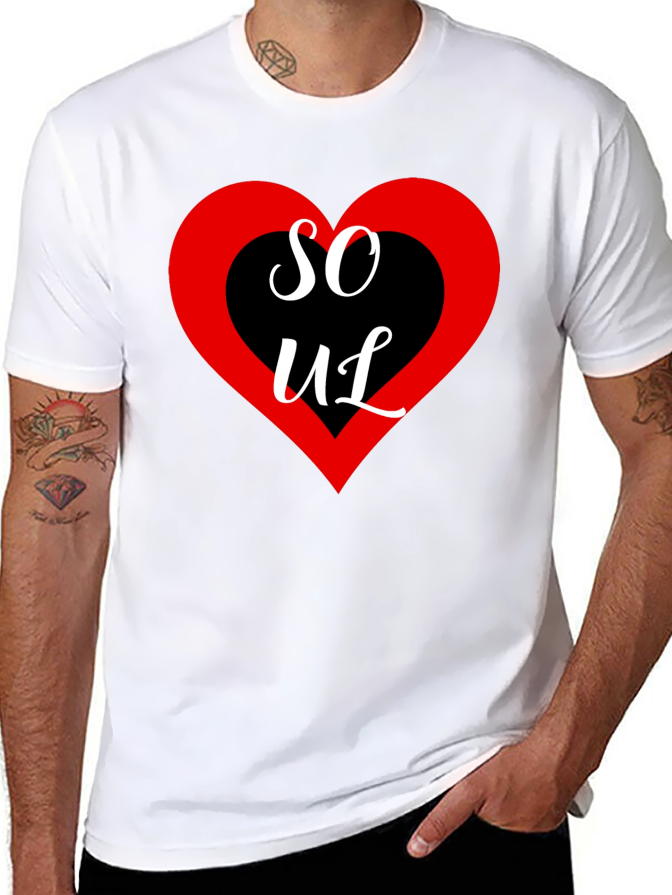 Soul Heart Graphic Tee - Stylish Casual Wear