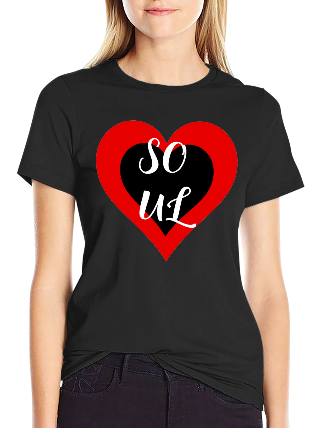 Soul Heart Graphic Tee - Stylish Casual Wear
