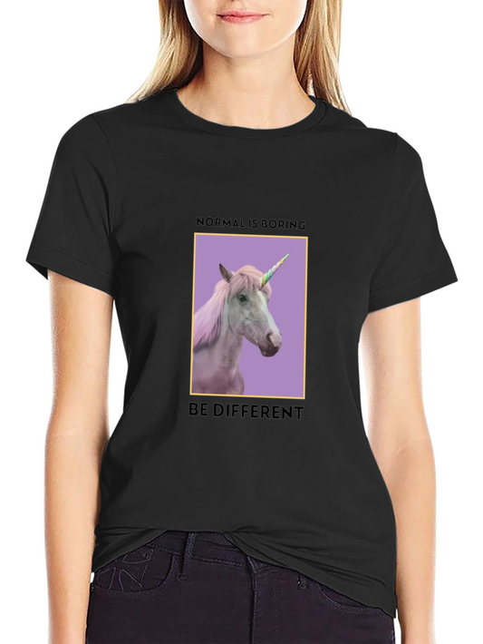 Unicorn T-Shirt: Normal Is Boring Be Different