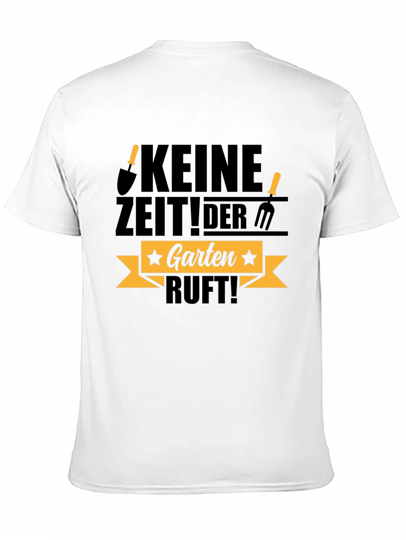 Keine Zeit! Der Garten Ruft! Black T-Shirt