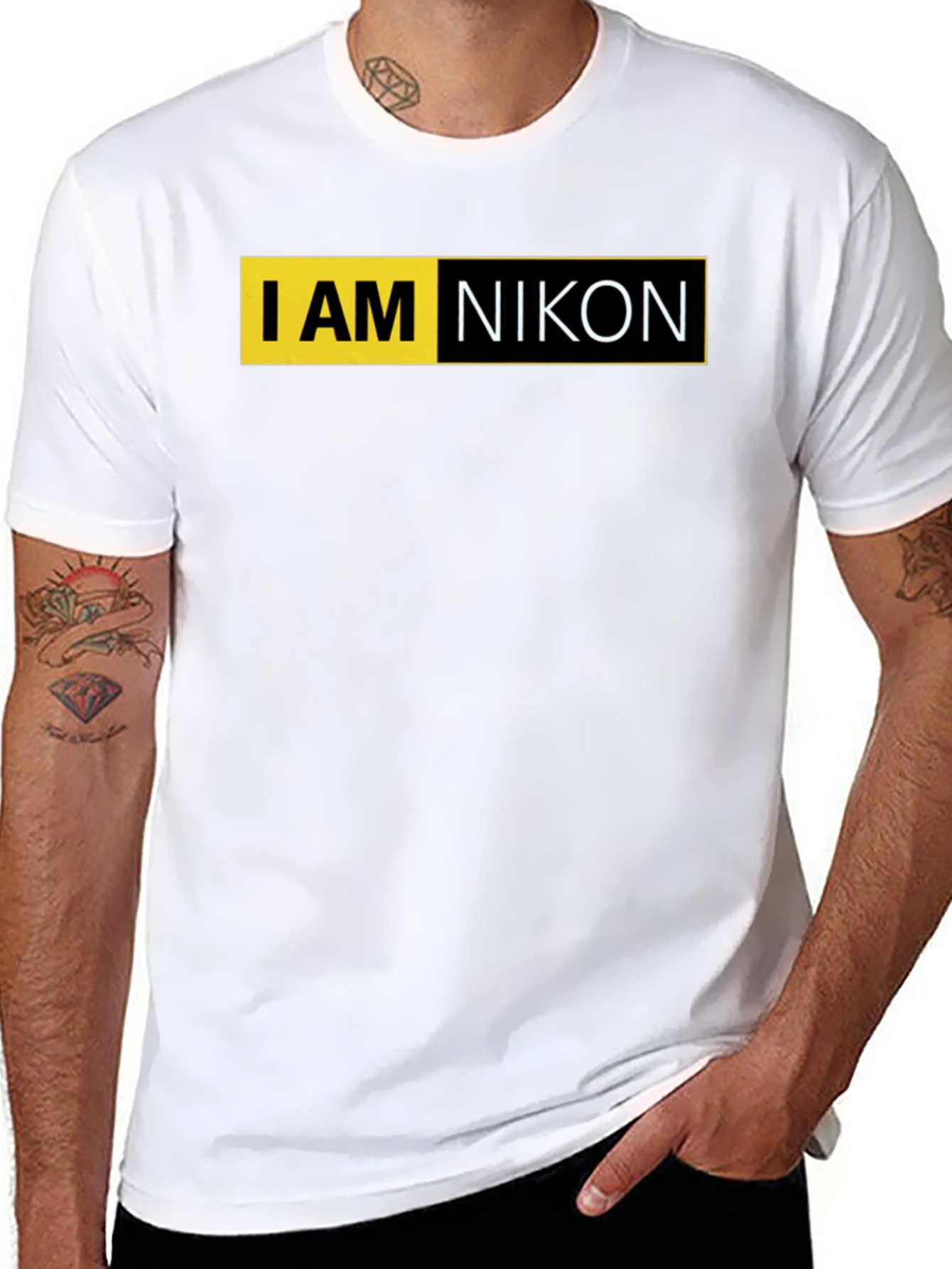 I AM NIKON Graphic Tee - Modern Photographer T-Shirt