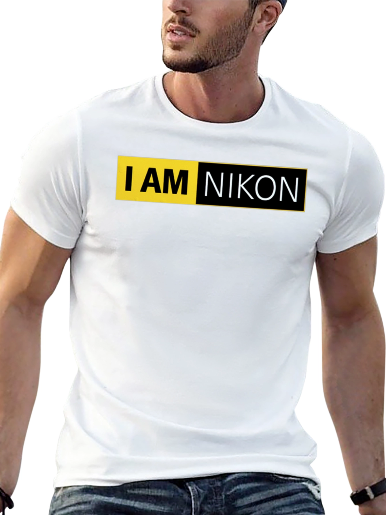 I AM NIKON Graphic Tee - Modern Photographer T-Shirt