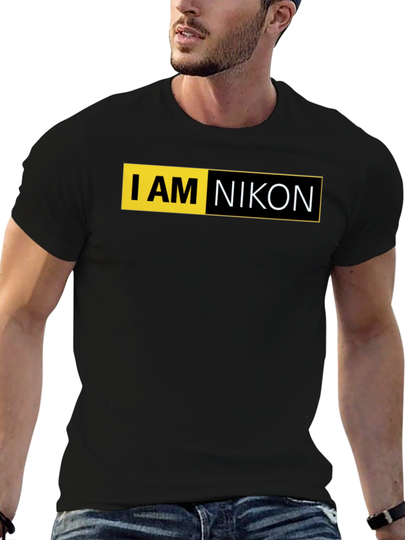 I AM NIKON Graphic Tee - Modern Photographer T-Shirt