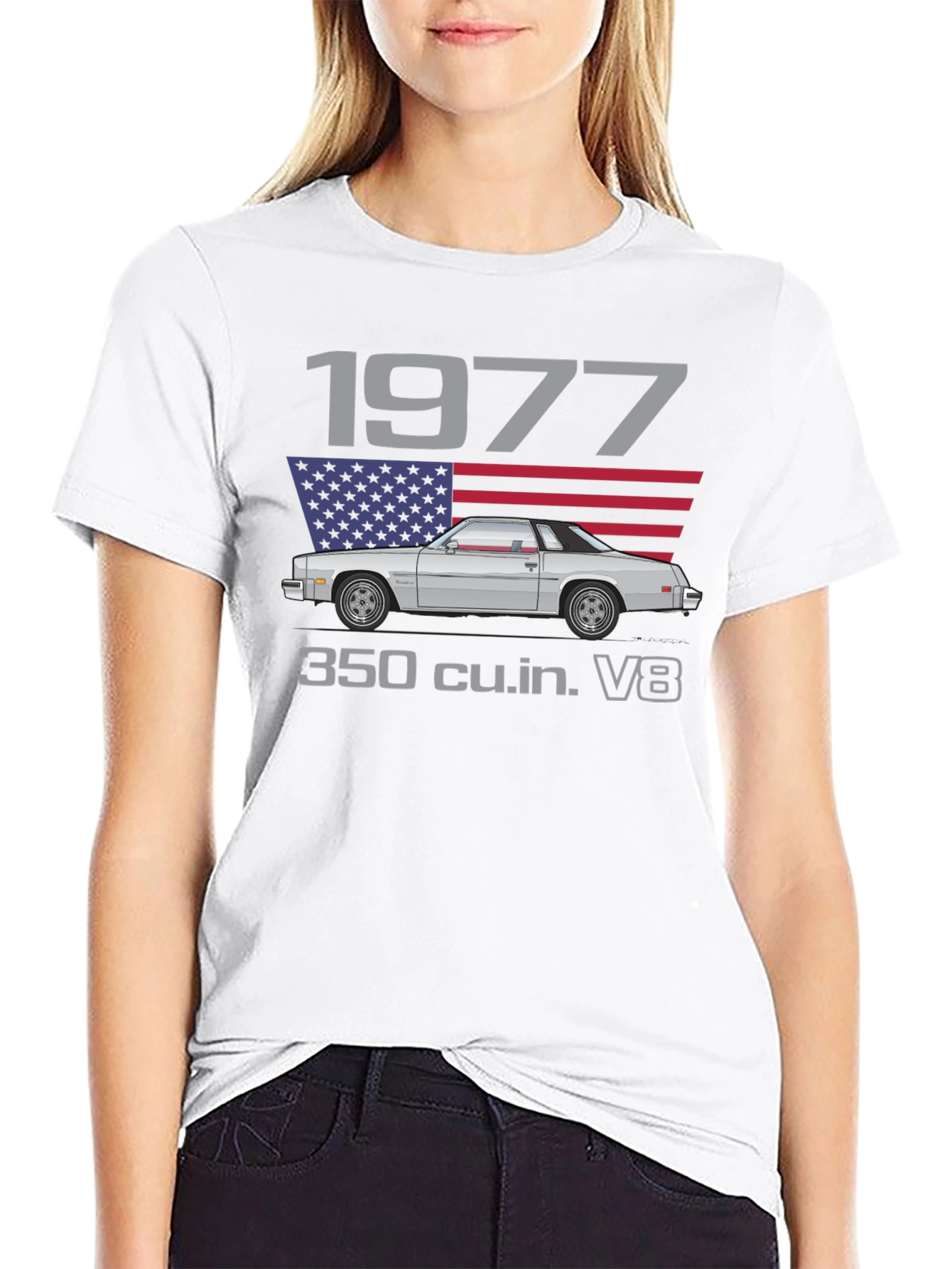 1977 Classic Car T-Shirt - American Made