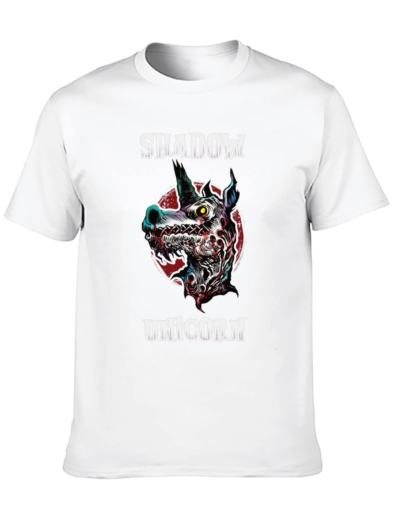 Shadow Unicorn Graphic Tee - Black