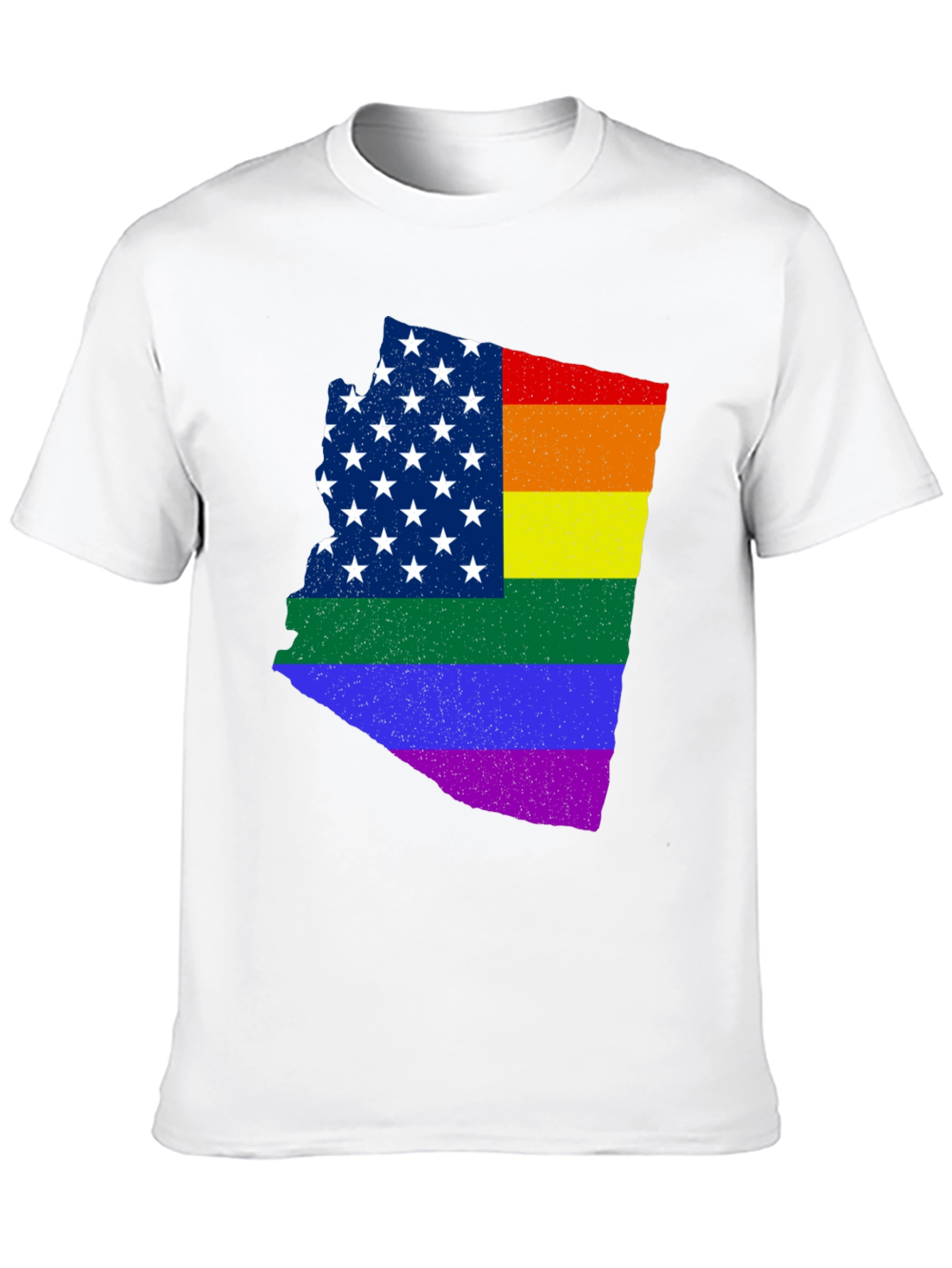Pride Arizona State Map Graphic Tee - Black