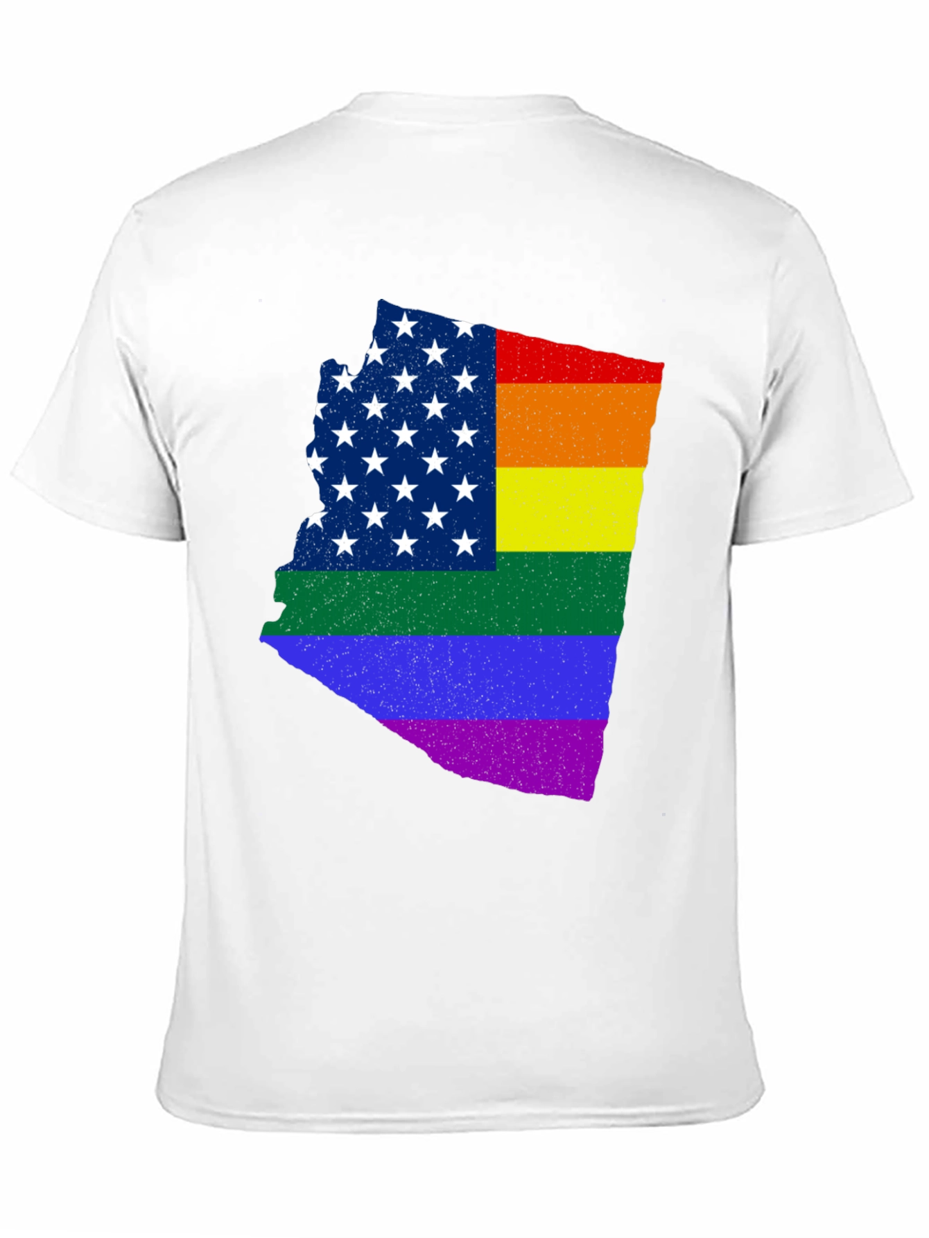 Pride Arizona State Map Graphic Tee - Black