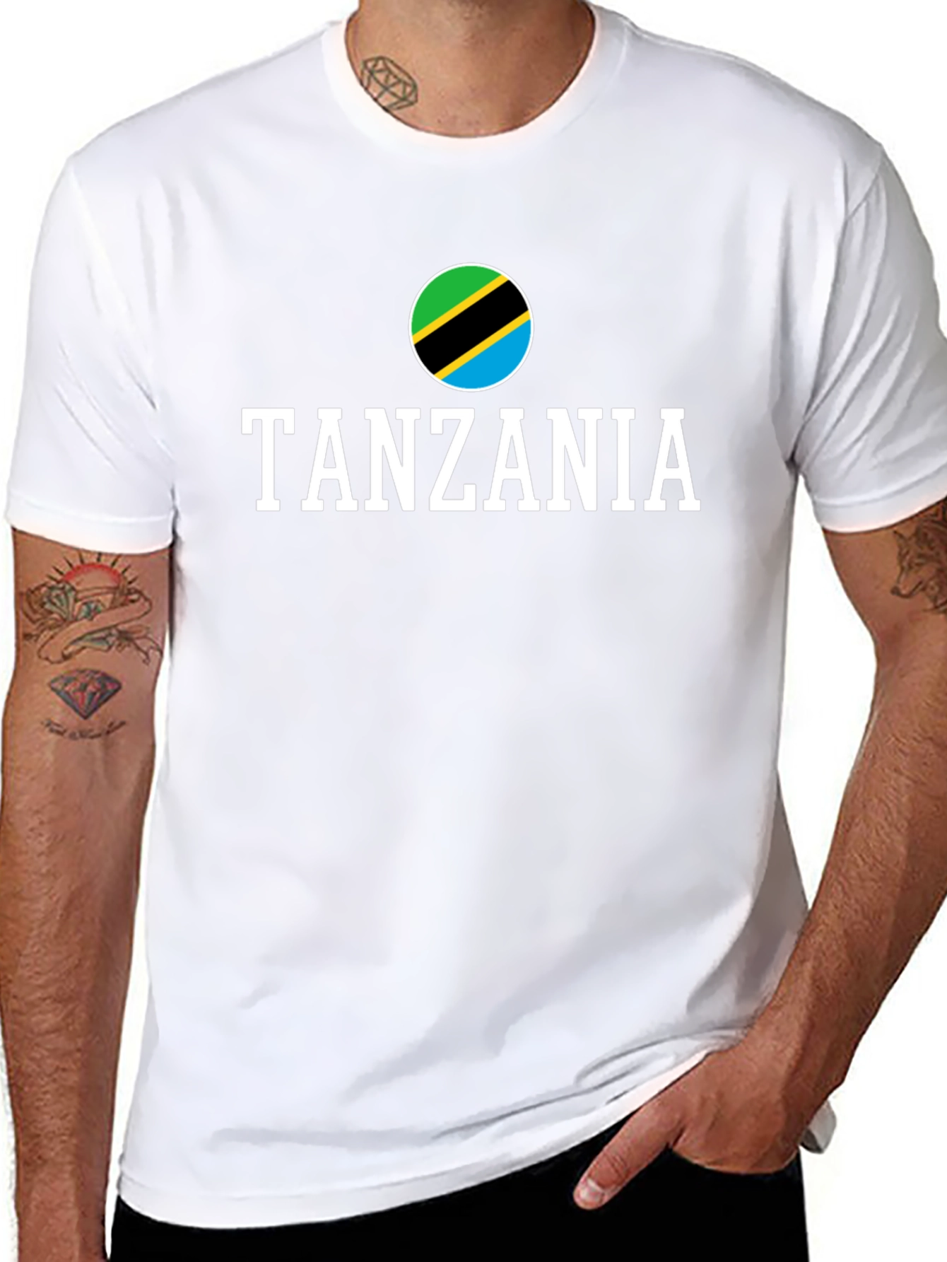 Tanzania Flag Graphic T-Shirt