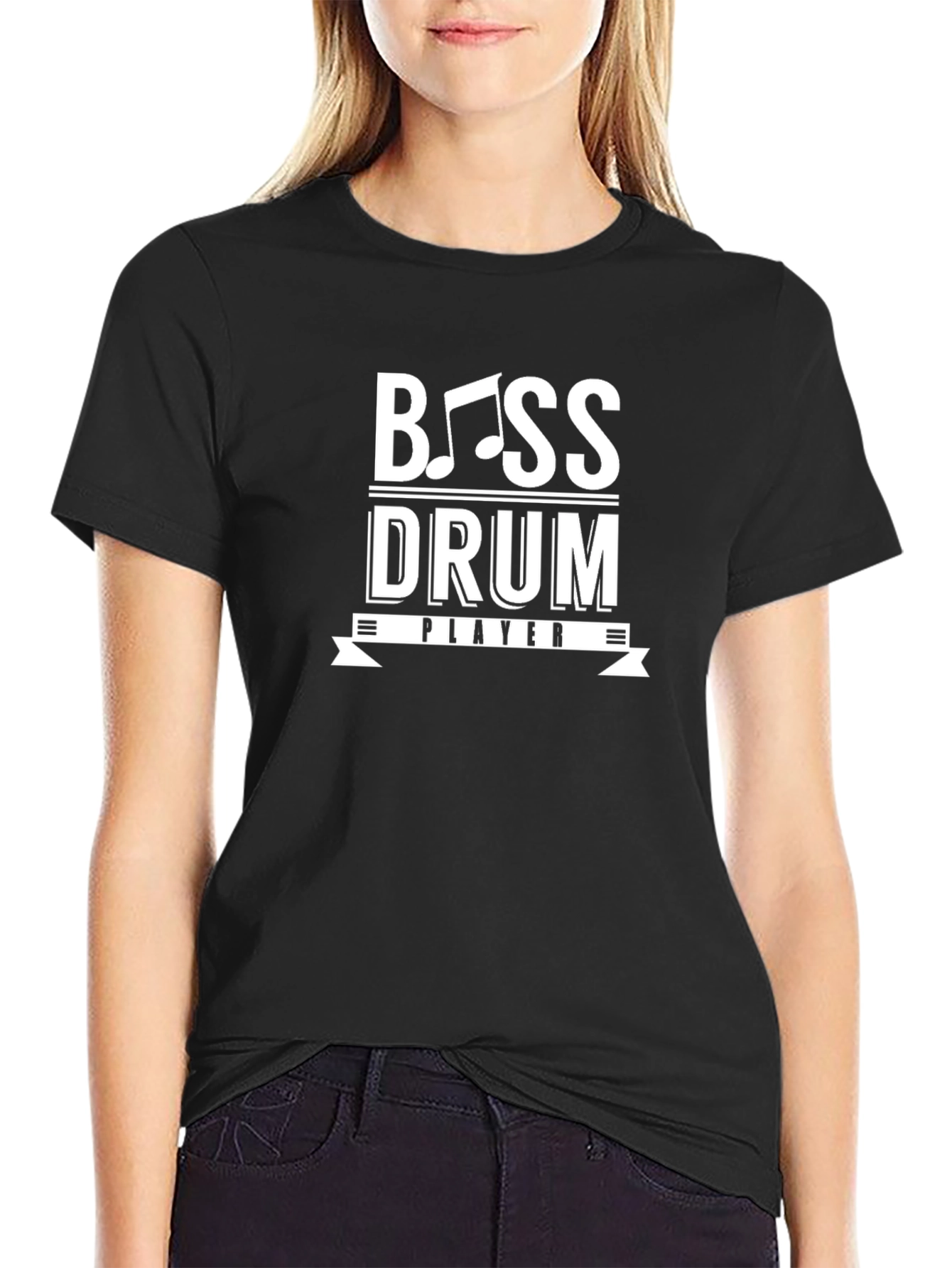 Bass Drum Player Graphic T-Shirt - Music Lover Tee