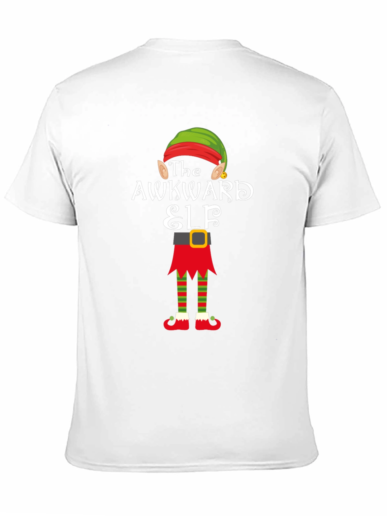 Awkward Elf Graphic Tee - Holiday Fun!